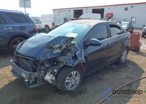 2013 Chevrolet Sonic Lt Auto из США, поврежденный, VIN 1G1JC5SH7D4170259